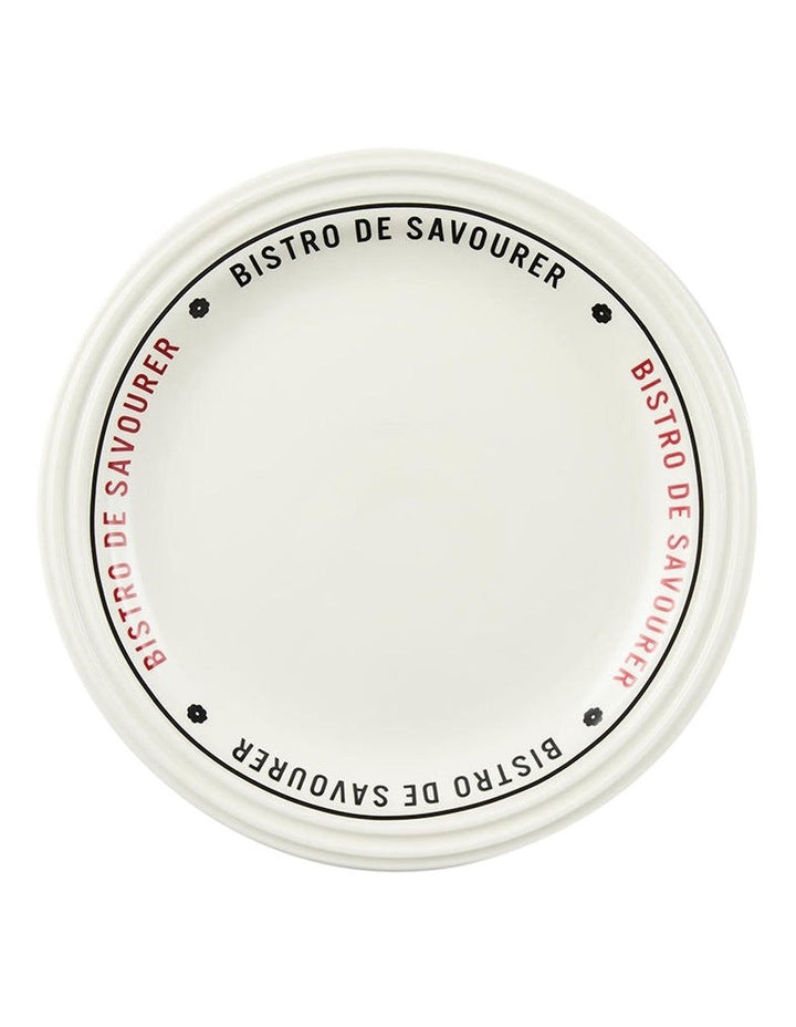 Bistro Dinner Plate 25cm in White