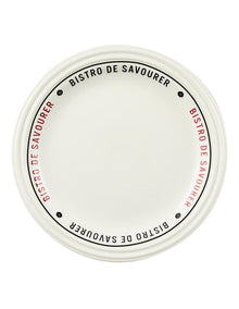 Bistro Dinner Plate 25cm in White