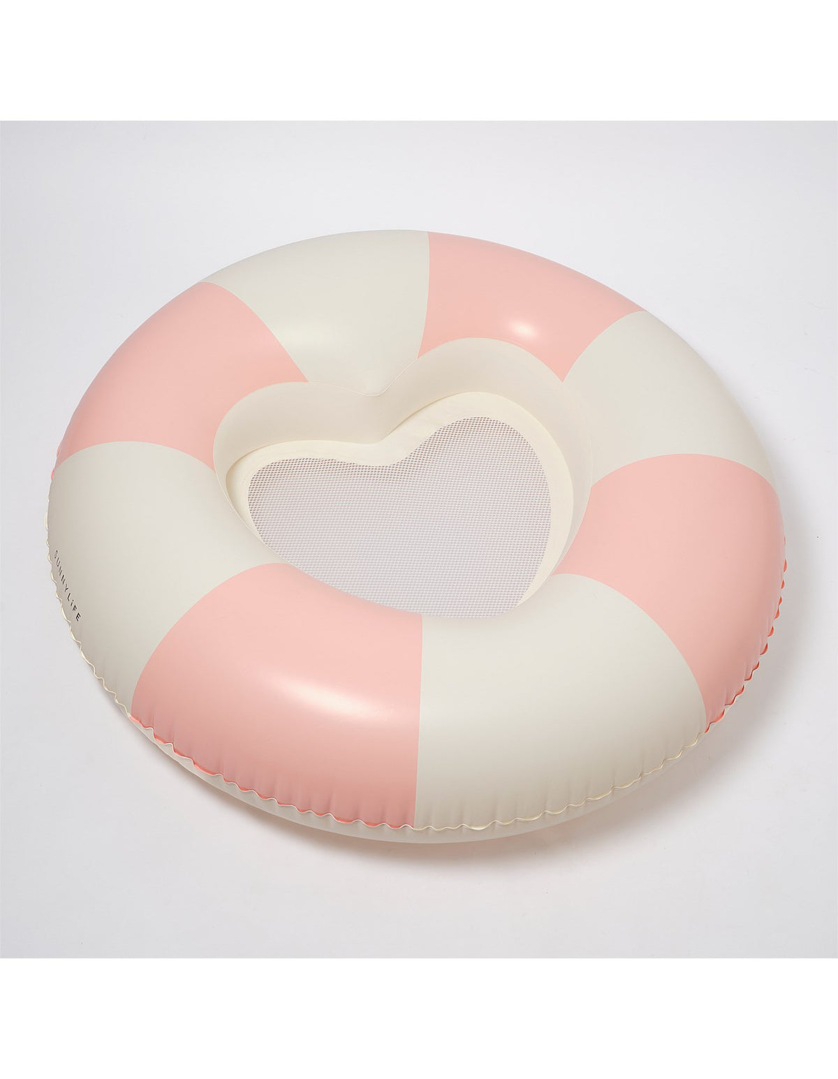 LUXE TUBE POOL RING STOLE MY HEART PINK STRIPE