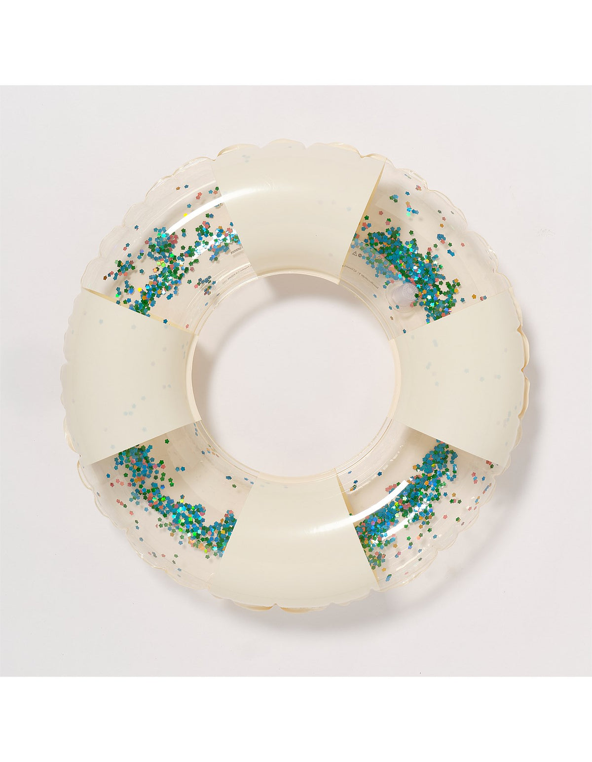 MINI TUBE POOL RING COTTON CANDY STRIPE