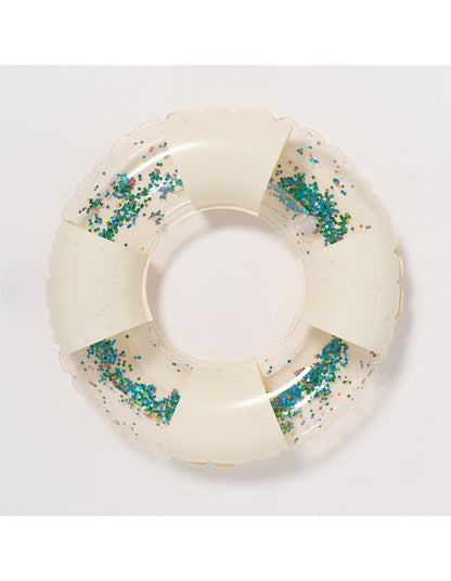 MINI TUBE POOL RING COTTON CANDY STRIPE