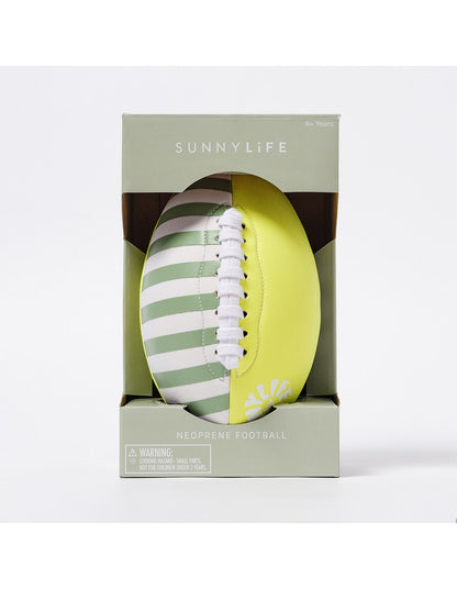 NEOPRENE FOOTBALL TIDES OUT CITRUS