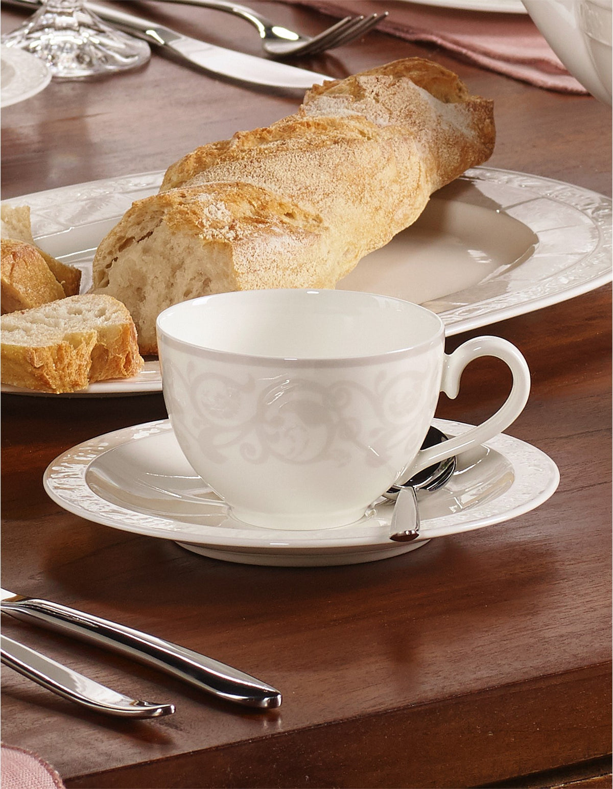 Gray Pearl Breakfast Cup