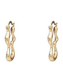 Squiggle Hoop Earrings