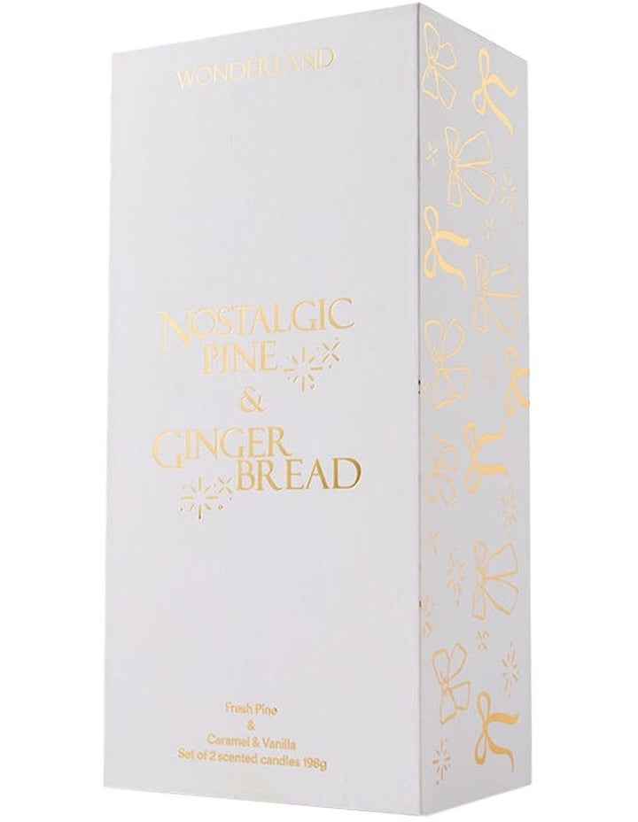 Wonderland Nostalgic Pine/Gingerbread Candle 198g Set Of 2