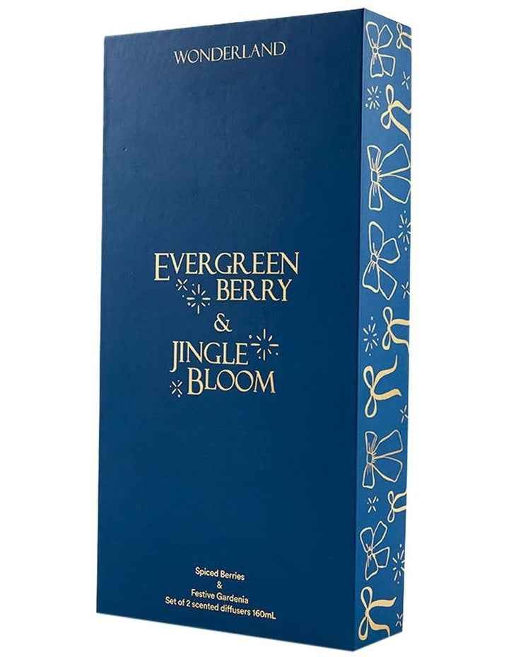 Wonderland Jinglebloom/Evergreen Berry Diffuser 160ml Set Of 2