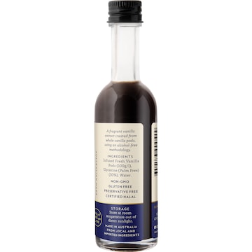 Natural Vanilla Alcohol Free Extract 50mL