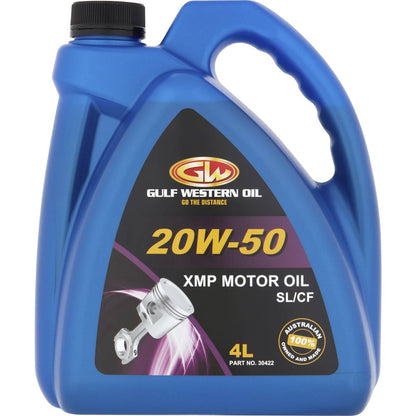Gulf Western 20w-50 Xmp Motor Oil Sl / Cf 4l