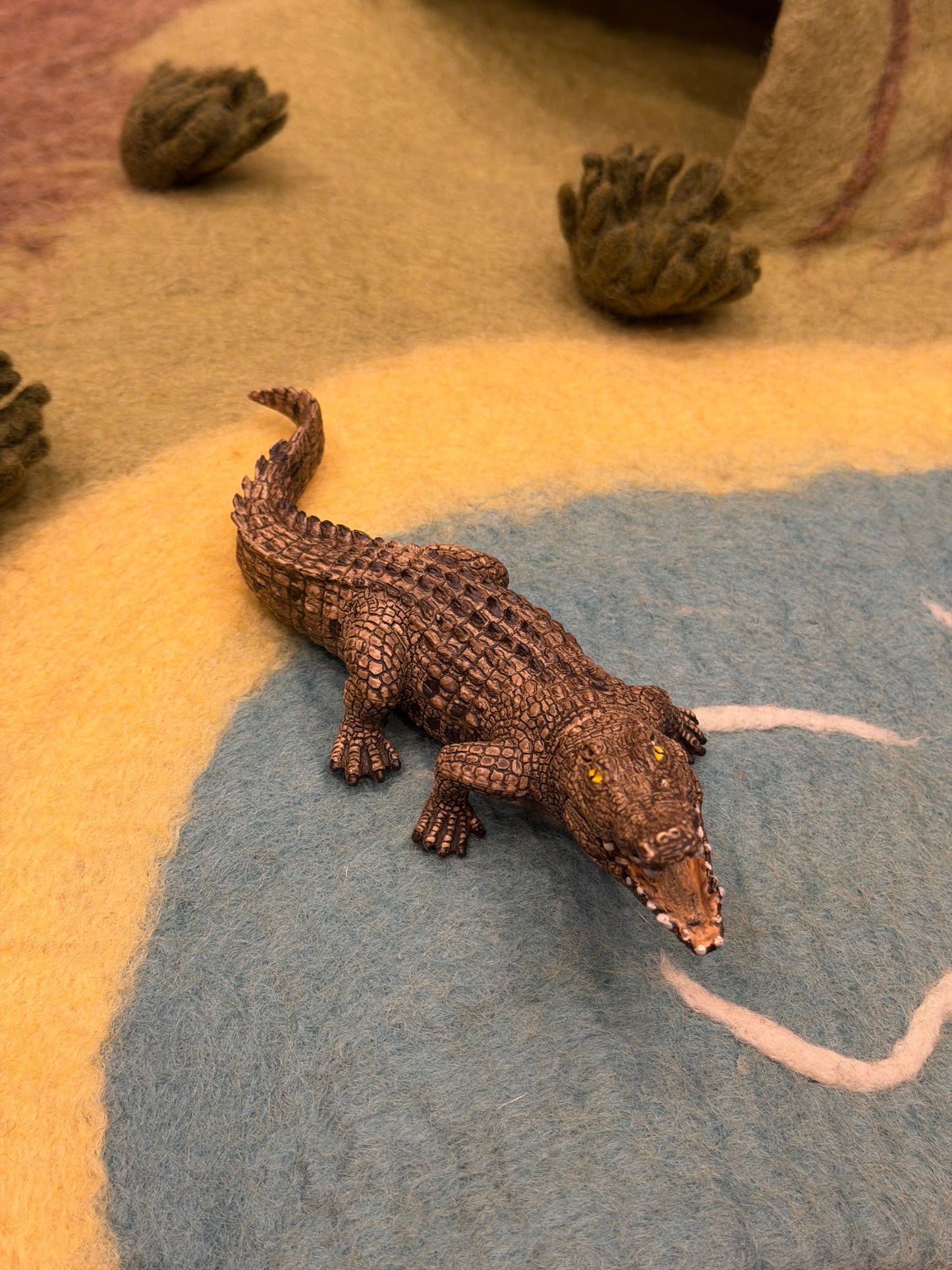 Schleich Crocodile Figurine Woodland Collection Animal Figurines 3yrs+