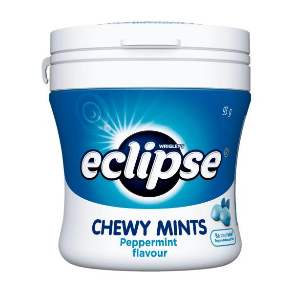 ECLIPSE PEPPERMINT CHEWY MINTS BOTTLE 93G