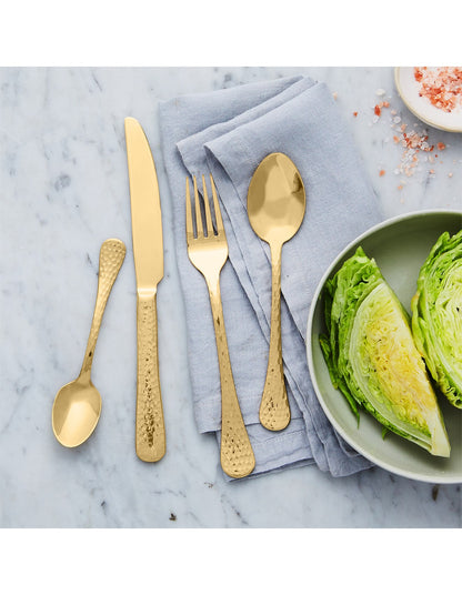 BOLERO GOLD CUTLERY SET 16pc