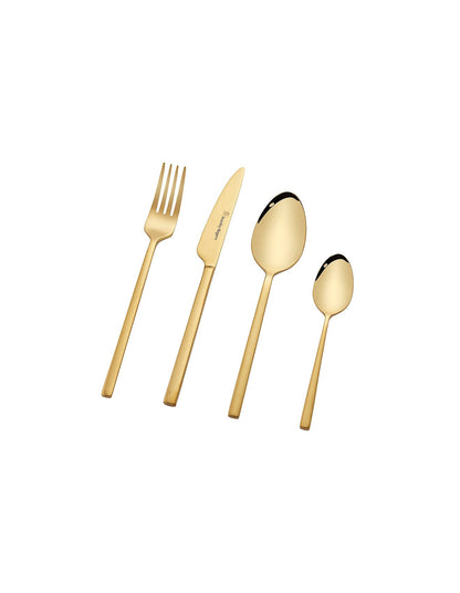 HEREFORD GOLD CUTLERY SET 16pc