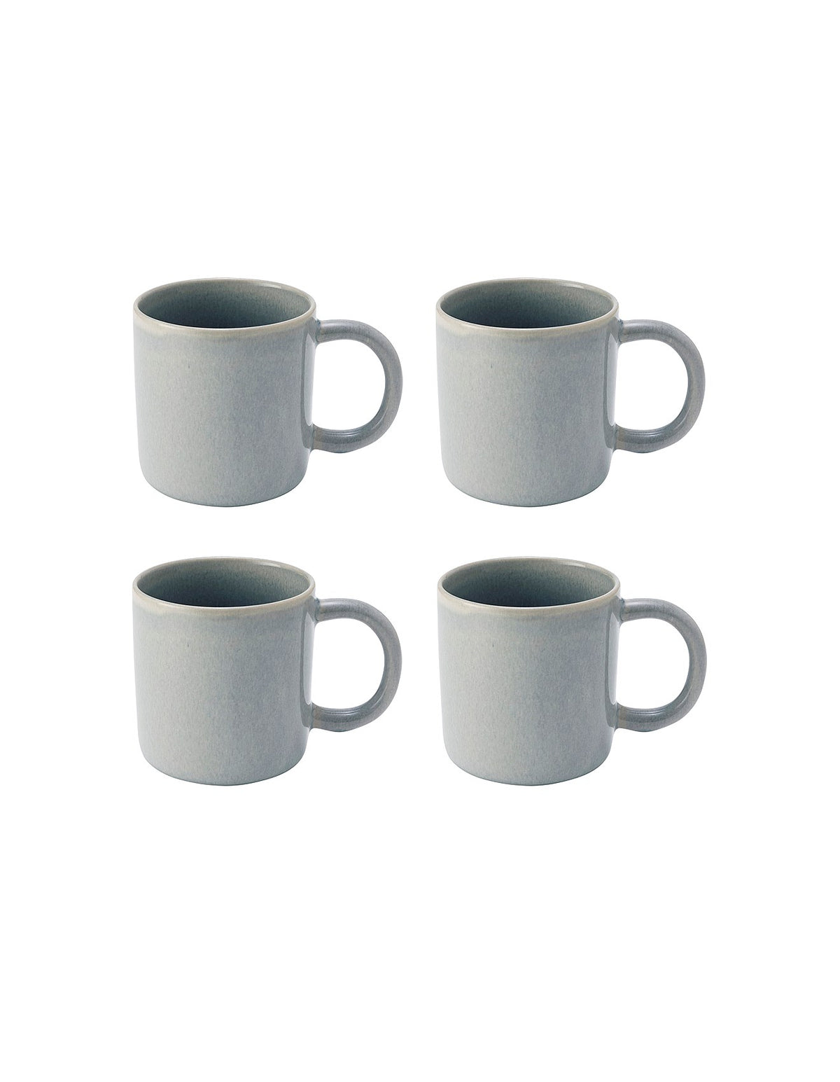 Allery 360ml Set of 4 Stoneware Mugs Riverstone