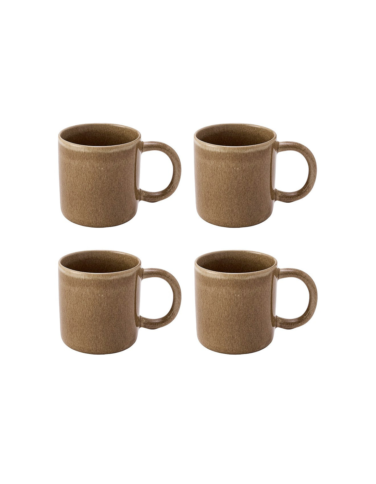 Allery Set of 4 Mugs 360ml Mocha