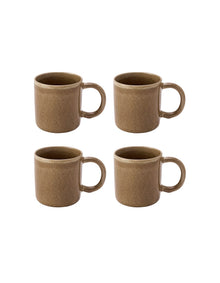 Allery Set of 4 Mugs 360ml Mocha