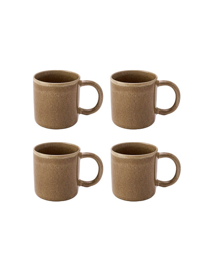 Allery Set of 4 Mugs 360ml Mocha