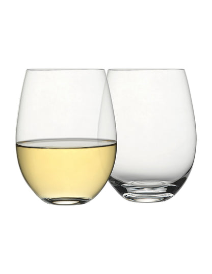 Classic Set of 12 Stemless Wine Glasses 500ml