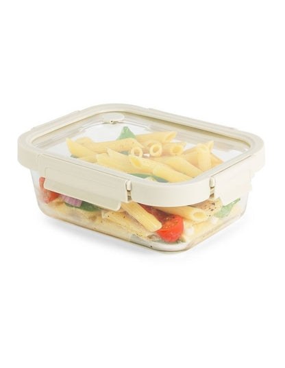 5 Piece Locking Glass Lid Container 1050ml Set of 5