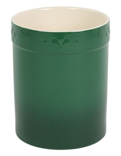 Fleur De Lis Utensil Holder Green