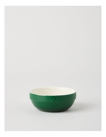 Fleur de Lis Prep Bowl 10cm Green