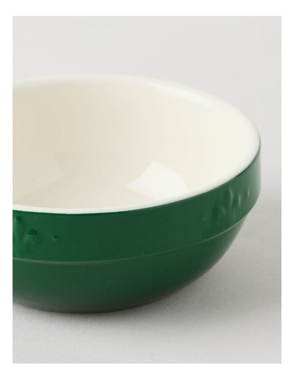 Fleur de Lis Prep Bowl 10cm Green