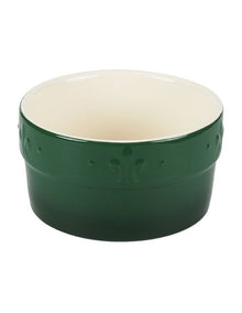 Fleur de Lis Ramekins Set of 4 Green