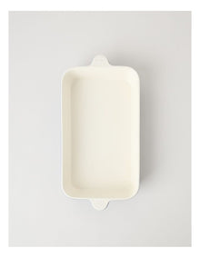 Fluer De Lis Rectangular Baker Blue