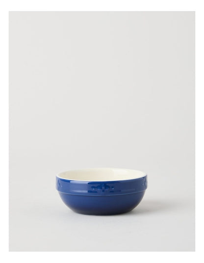 Fleur de Lis Prep Bowl 10cm Blue