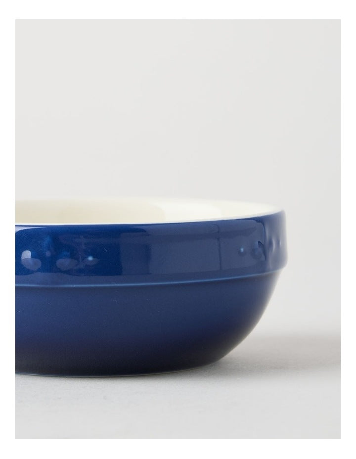 Fleur de Lis Prep Bowl 10cm Blue