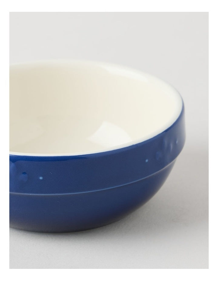 Fleur de Lis Prep Bowl 10cm Blue