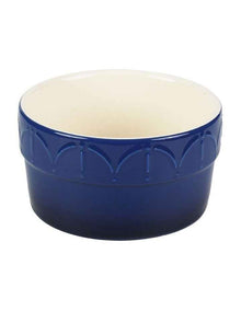 Fleur de Lis Ramekin Set of 4 Blue