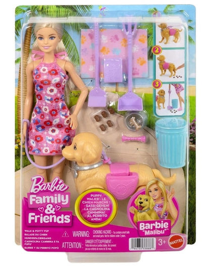 Malibu Walk & Potty Pup Toy Set