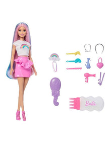 Rainbow Sparkle Hair Fashion Doll
