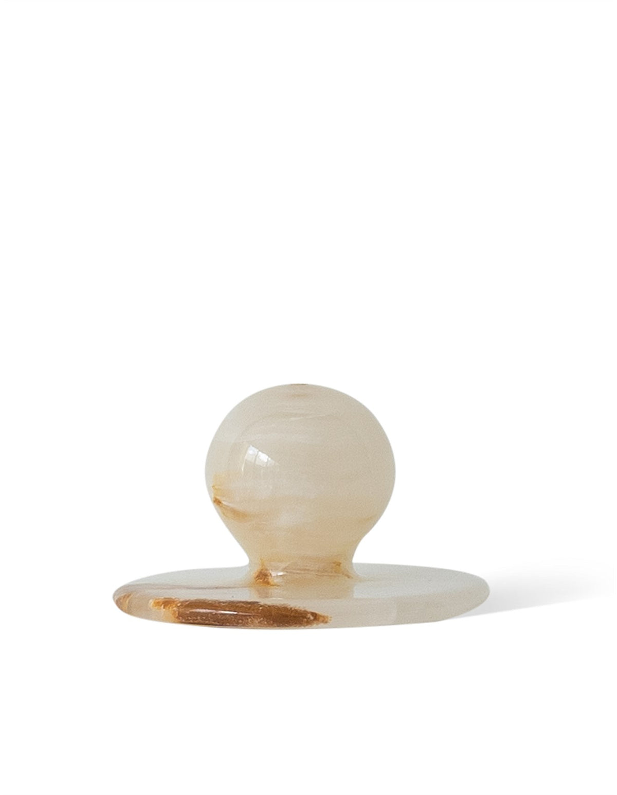 Orb White Onyx 7.8cm Incense Burner