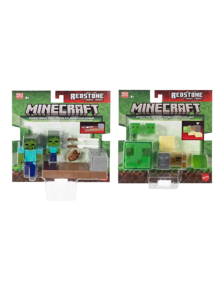 Redstone Charged Action Figure And Mechanism Set