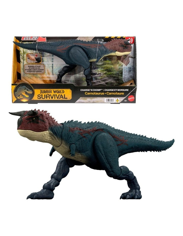 Charge N Chomp Carnotaurus Running Roaring Dinosaur Figure