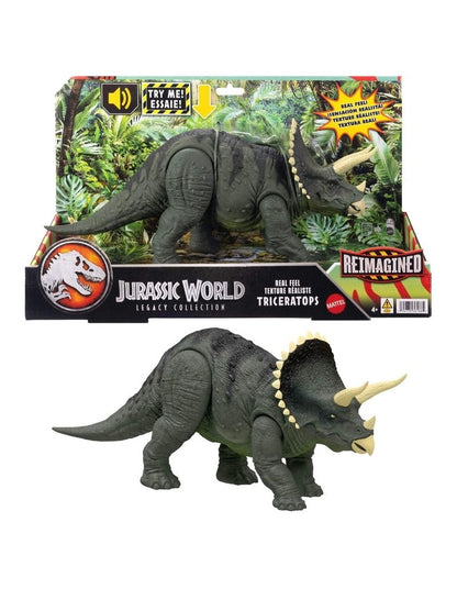 Reimagined Real Feel Triceratops Roaring Dinosaur
