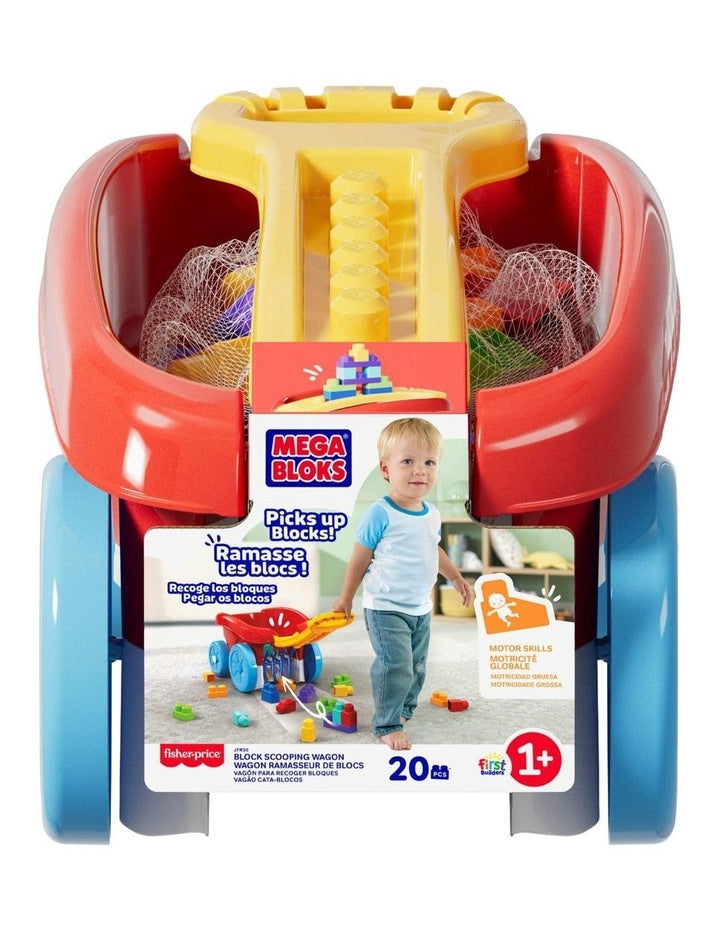 First Builders Block Scooping Wagon