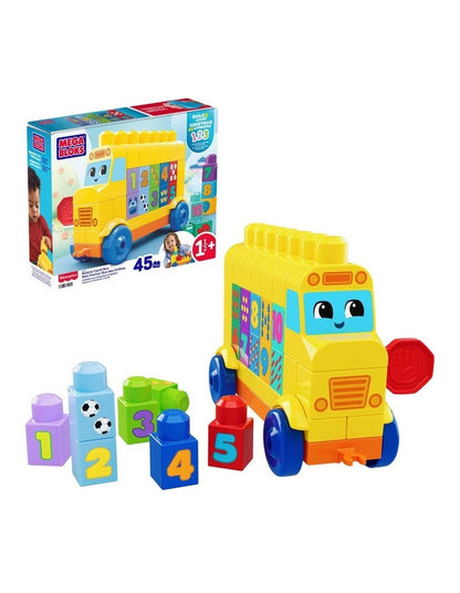 First Builders Build And Count Bus Block