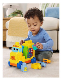 First Builders Build And Count Bus Block