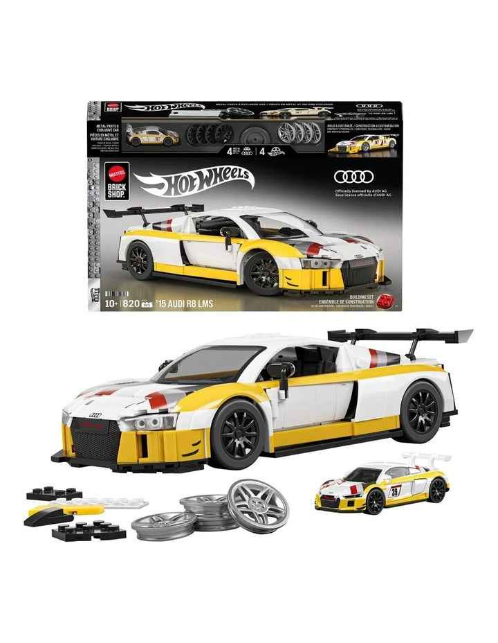 Hot Wheels 15 Audi R8 LMS Building Kit
