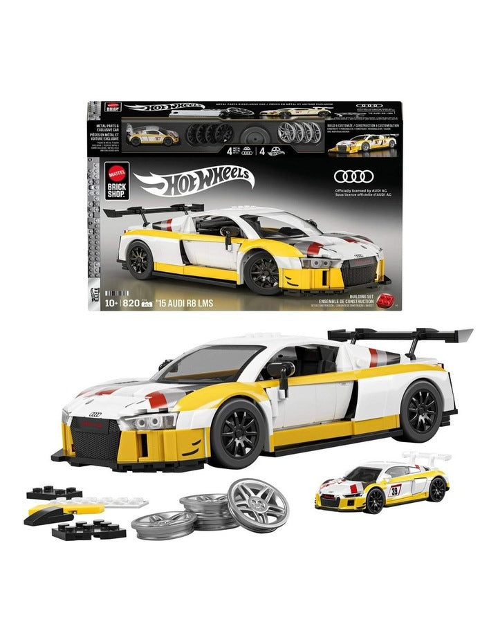 Hot Wheels 15 Audi R8 LMS Building Kit
