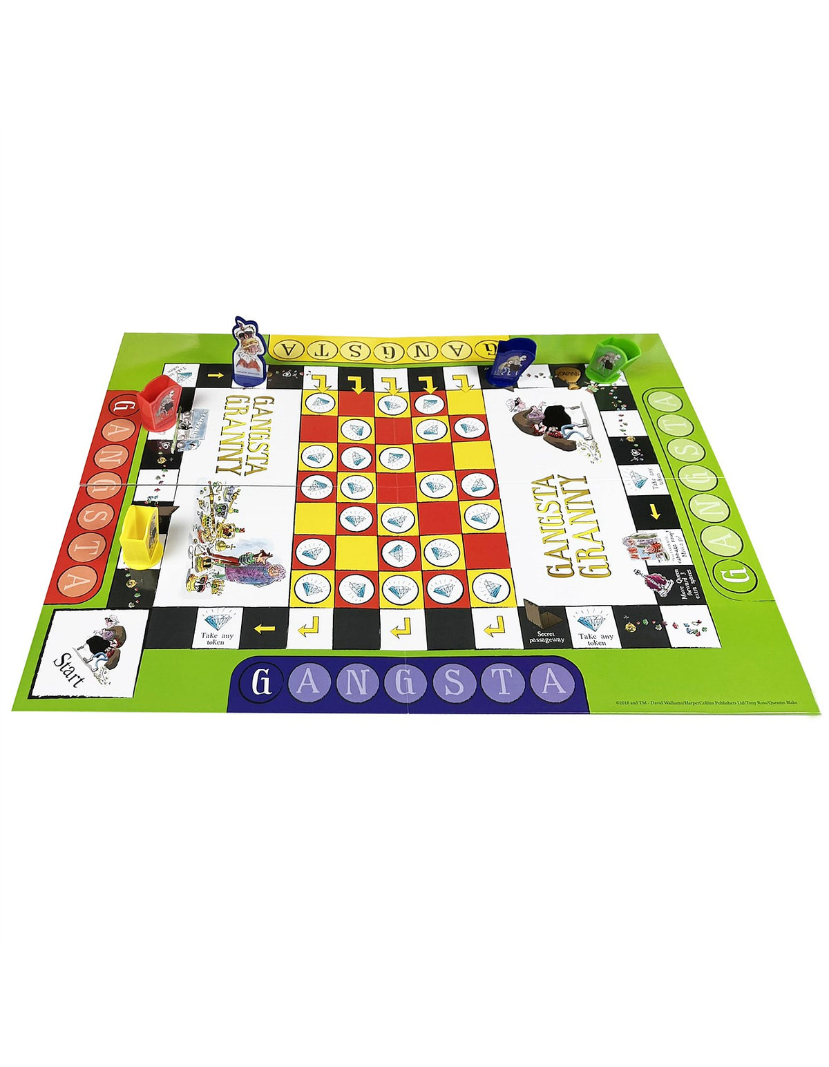 DAVID WILLIAMS GANGSTA GRANNY BOARD GAME