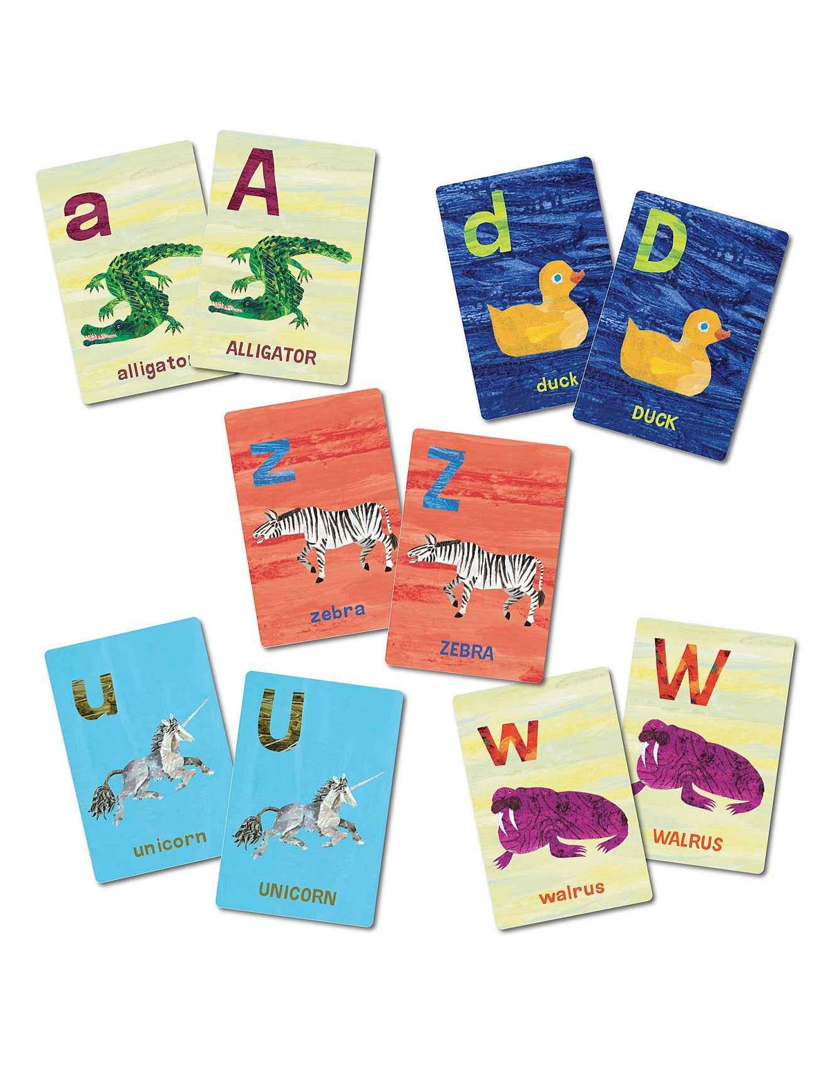 THE WORLD OF ERIC CARLE ALPHABET GO FISH CARD GAME