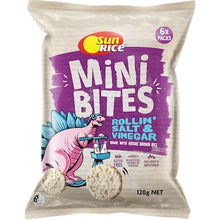 Sunrice Mini Bites Salt & Vinegar 20g x 6 pack
