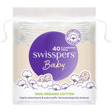 Swisspers Baby Organic Cotton Pads 40 Pack