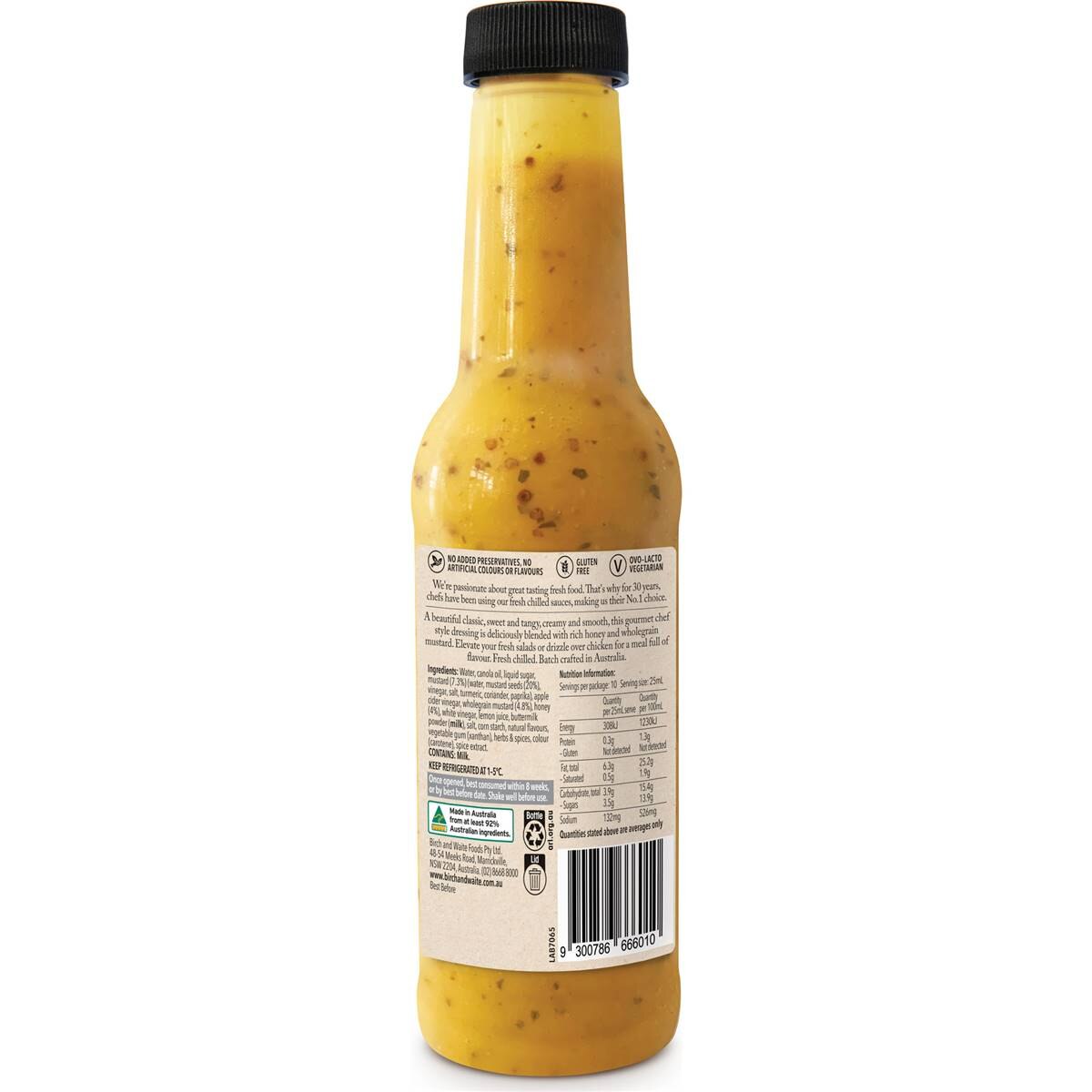 Birch & Waite Honey Mustard Dressing Sauce 250ml