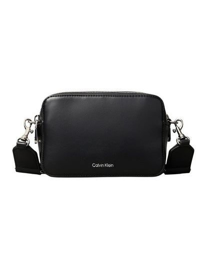 Webbing Crossbody Camera Bag in Black