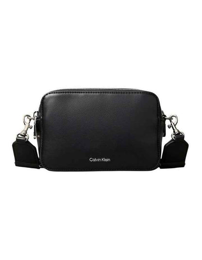 Webbing Crossbody Camera Bag in Black
