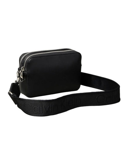 Webbing Crossbody Camera Bag in Black